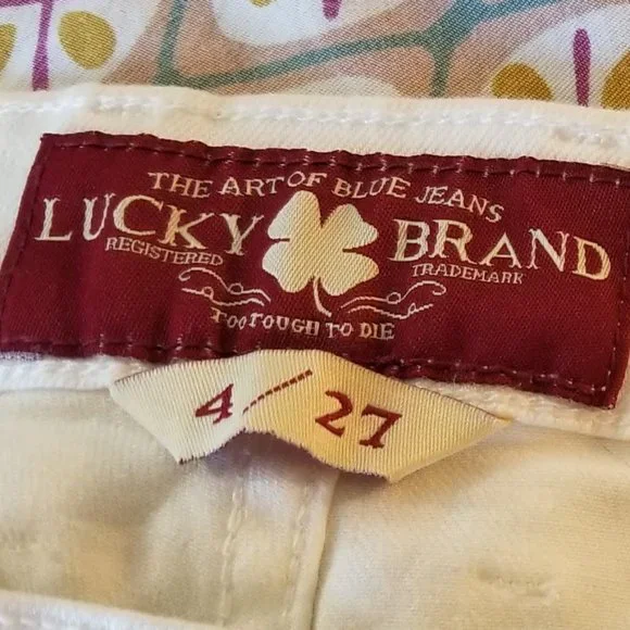 White Sweet'n Crop Cropped Jean Pants 4 | 27 - Picture 4 of 9